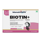 Manahveda Biotin+ Tablets