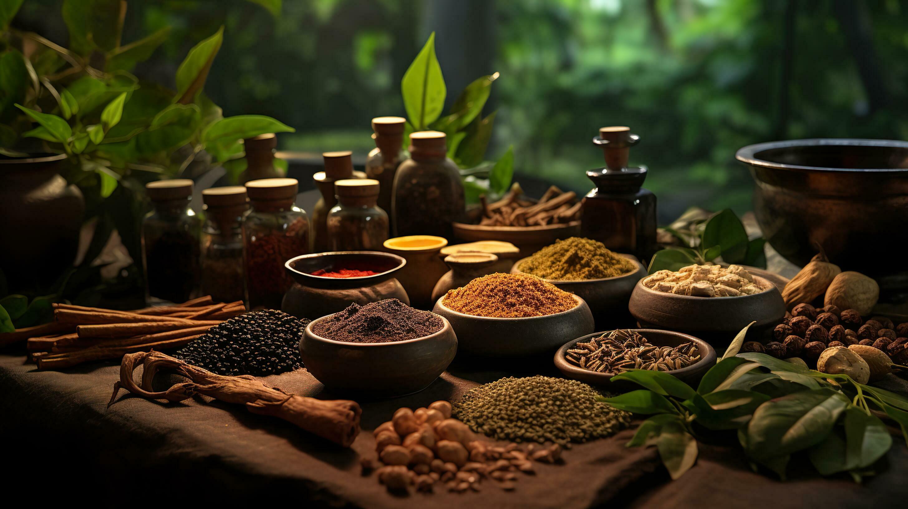 Ayurvedic herbs and spices
